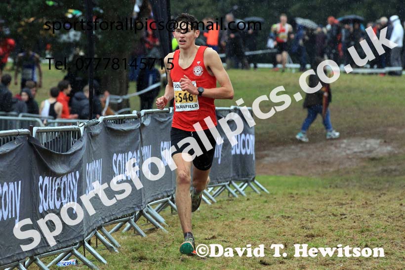 Junior Mens 2023 National Cross Country Relays, Berry Hill Park, Mansfield.  Photo: David T. Hewitson/Sports for All Pics